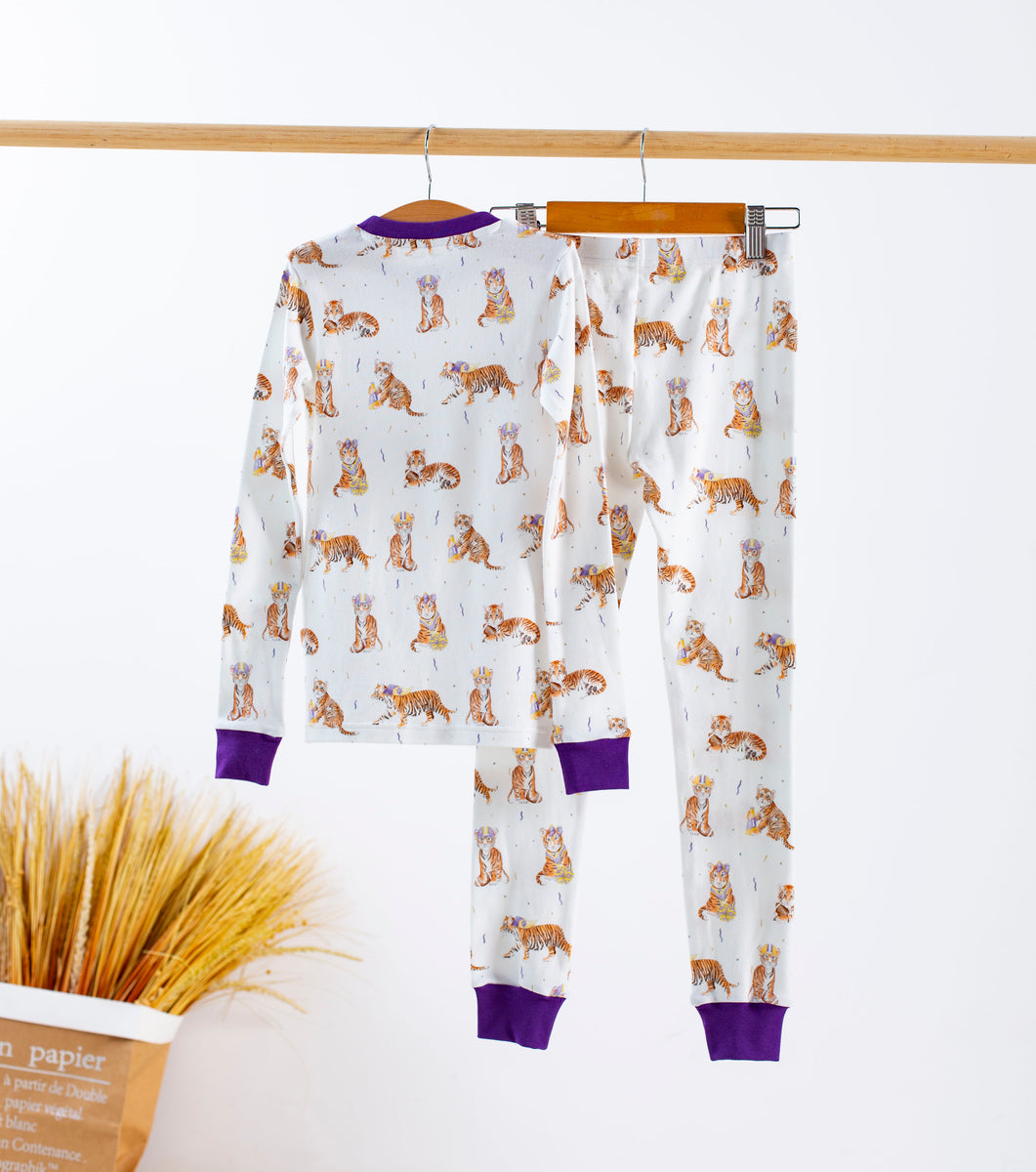 Hoppy Easter Organic Cotton Kids Pajamas – Nola Tawk