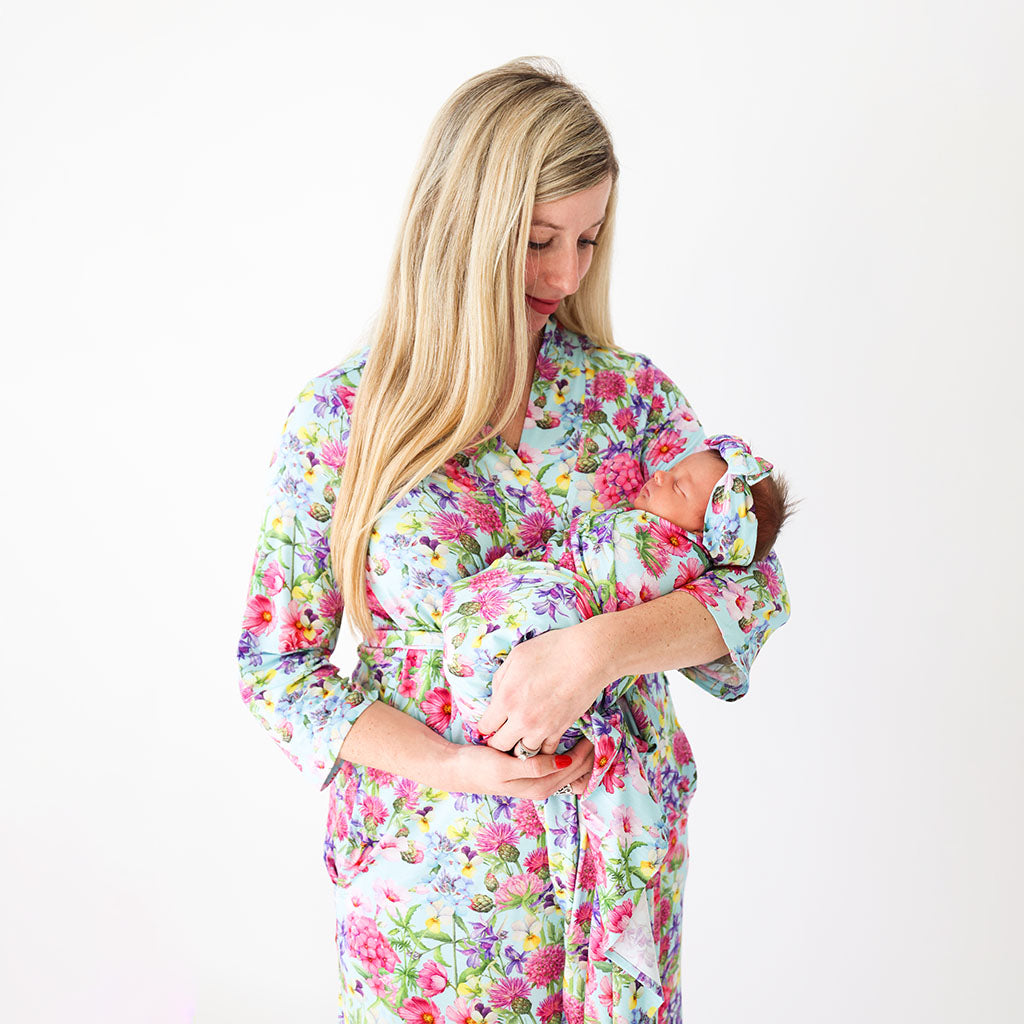 Posh peanut hot sale robe and swaddle