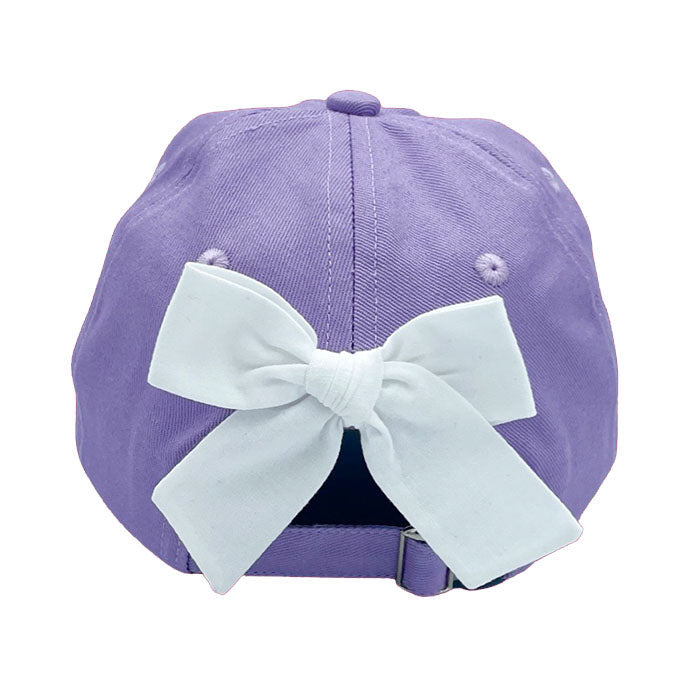 Bow Baseball Hat in Lilly Lavender (Girls)