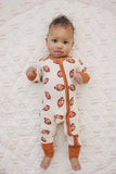 Little Joy Co. Zippy Romper - Football