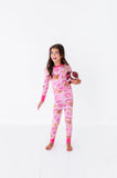 KiKi + Lulu Long Sleeve 2 Piece Set - On Game Days We Wear Pink