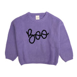 Sweet Wink Yarn Knit Sweater - Boo