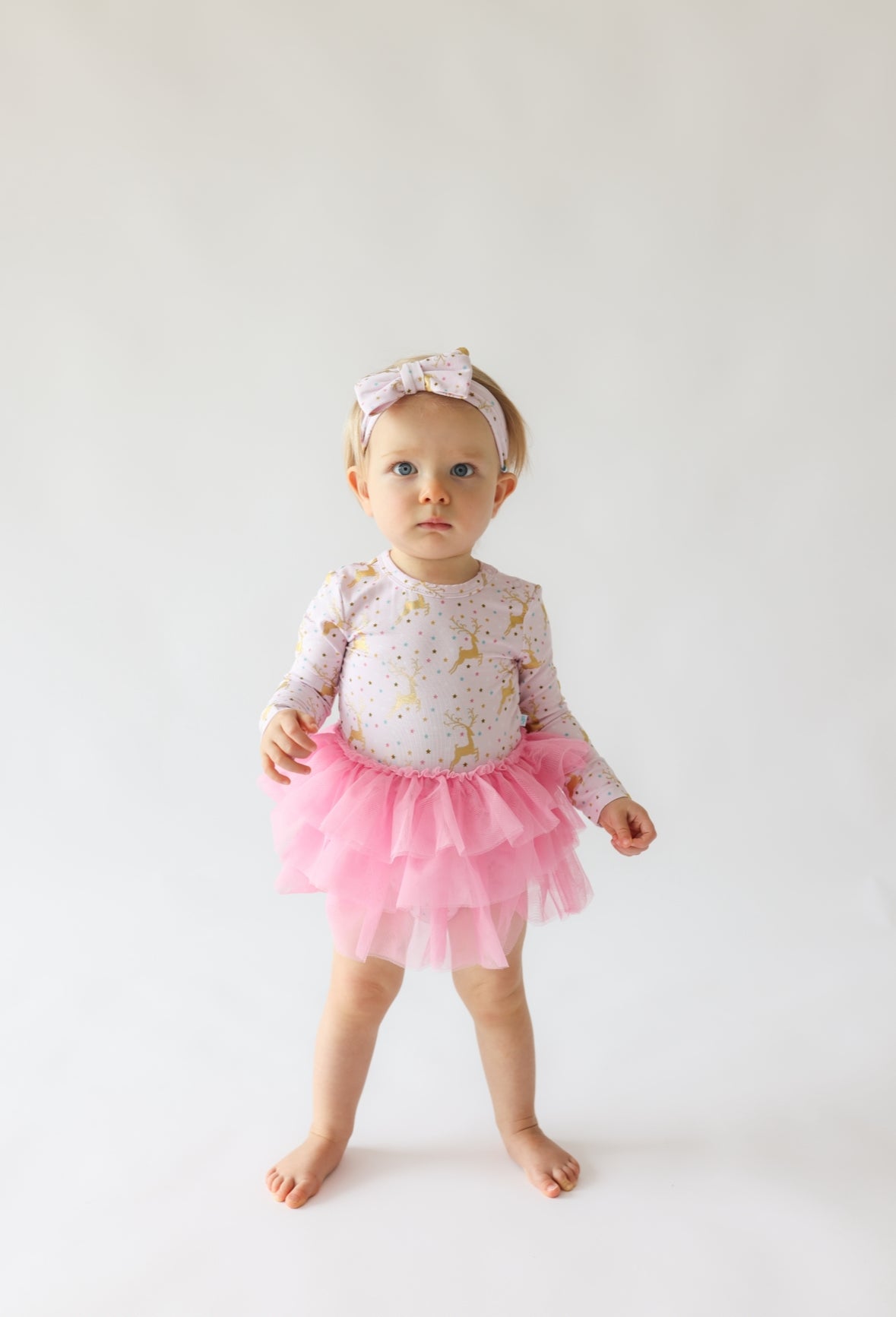 Posh Barbie Ruffled Cap deals Sleeve Tulle Skirt Bodysuit