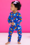 Birdie Bean Zip Romper w/ Convertible Foot - Bruce - Let Them Be Little, A Baby & Children's Clothing Boutique