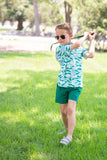 Blue Quail Clothing Co. Short Sleeve Polo Shirt - Golf Camo - Let Them Be Little, A Baby & Children's Clothing Boutique