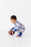 Kiki + Lulu Zip Romper w/ Convertible Foot - Gridiron Grind