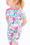 Birdie Bean Short Sleeve w/ Pants 2 Piece PJ Set - Felicity