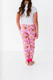 KiKi + Lulu Big Kid Lounge Pants - On Game Days We Wear Pink