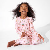 Bellabu Bear 2 piece PJ Set - Nutcracker Pink