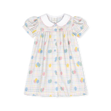 Lullaby Set Breccan Dress - Party Time Balloon Plaid