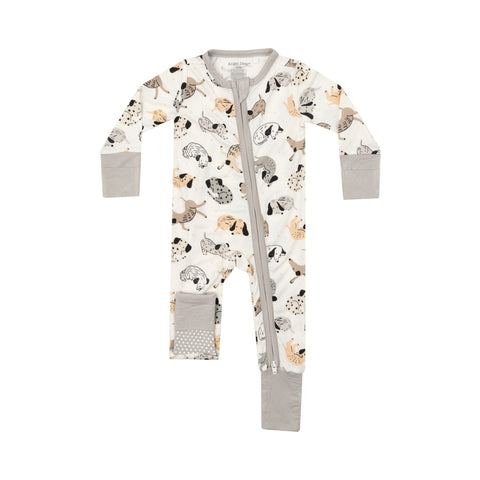 Angel Dear 2 Way Zipper Romper - Cozy Pups