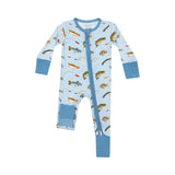 Angel Dear 2 Way Zipper Romper - Fishing