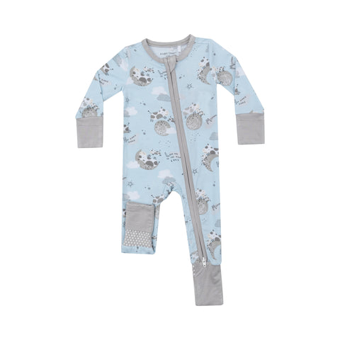 Angel Dear 2 Way Zipper Romper - I Love You To The Moon Cows