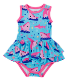 Birdie Bean Sleeveless Birdie Twirl Bodysuit - Gwen - Let Them Be Little, A Baby & Children's Clothing Boutique