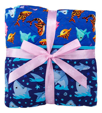 Birdie Bean Quilted Toddler Blanket - Bruce / Gavin - Let Them Be Little, A Baby & Children's Clothing Boutique