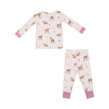 Angel Dear Long Sleeve Loungewear Set - Soft Deer