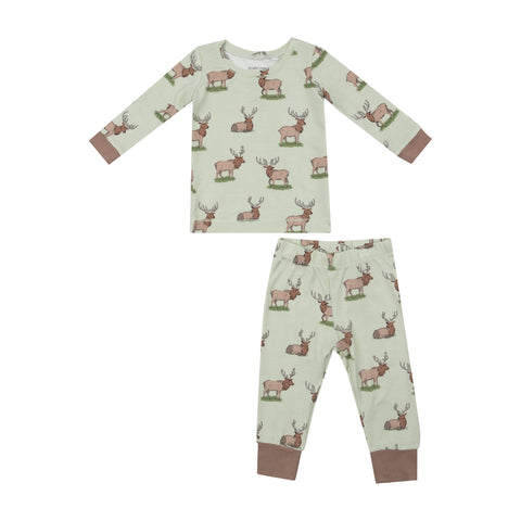 Angel Dear Long Sleeve Loungewear Set - Elks