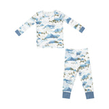 Angel Dear Long Sleeve Loungewear Set - Mountains