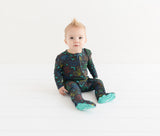 Posh Peanut Zipper Footie - Posh Player One - Let Them Be Little, A Baby & Children's Clothing Boutique