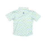 Blue Quail Clothing Co. Short Sleeve Polo Shirt - Canoes