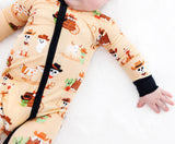 Birdie Bean Zip Romper w/ Convertible Foot - Willie (Glow in the Dark)