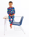 Birdie Bean Long Sleeve w/ Pants 2 Piece PJ Set - William