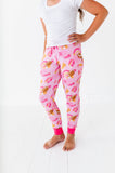 KiKi + Lulu Big Kid Lounge Pants - On Game Days We Wear Pink