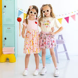 Sweet Wink Short Sleeve Tutu Dress - School Days