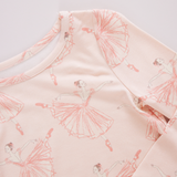 Pink Chicken Bamboo PJ Set - Pink Ballerinas