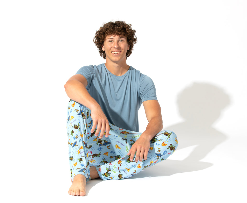 Bamboo Long Sleeve Pajama Set - Teenage Mutant Ninja Turtles Pizza