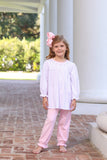 Trotter Street Kids Long Sleeve Embroidered Pants Set - Magical