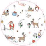 Bellabu Bear Convertible Footie - Santa’s Workshop