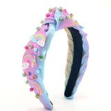 Poppyland Headband - Swirly Rainbow