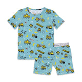 Bellabu Bear 2 piece Short Sleeve w/ Shorts PJ Set - Minions Banana