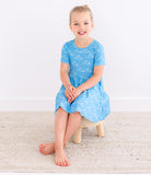 Birdie Bean Short Sleeve Birdie Dress Set - Cove - Let Them Be Little, A Baby & Children's Clothing Boutique