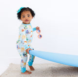 Birdie Bean Zip Romper w/ Convertible Foot - Kai - Let Them Be Little, A Baby & Children's Clothing Boutique