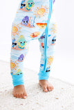 Birdie Bean Zip Romper w/ Convertible Foot - Kai - Let Them Be Little, A Baby & Children's Clothing Boutique