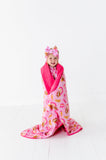 Kiki + Lulu Quilted Blanket - On Game Days We Wear Pink