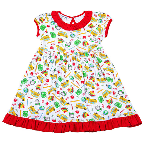 Magnolia Baby Printed Short Sleeve Dress - Smarty Pants