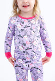 Birdie Bean Long Sleeve w/ Pants 2 Piece PJ Set - Carrie (Glow in the Dark)