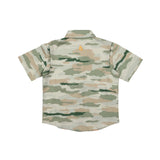 Blue Quail Clothing Co. Short Sleeve Guayabera Shirt - Classic Camo