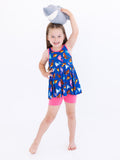 Birdie Bean Tank Peplum w/ shorts Birdie Set - Bruce - Let Them Be Little, A Baby & Children's Clothing Boutique