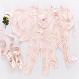 Pink Chicken Bamboo PJ Set - Pink Ballerinas