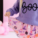 Sweet Wink Yarn Knit Sweater - Boo