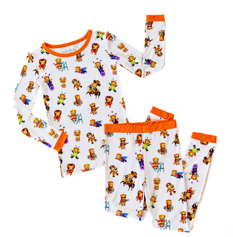 Soulbaby Long Sleeve 2 Piece Snuggle Set - Daniel Tiger's Neighborhood Dress Up Day