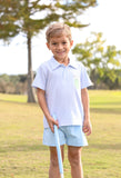 Trotter Street Kids Short Sleeve Applique Polo Shirt - Golf - Let Them Be Little, A Baby & Children's Clothing Boutique