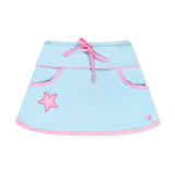 Set Athleisure Tiffany Skort - Cotton Candy Blue / Flamingo Pink / Star