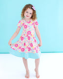 Birdie Bean Short Sleeve Birdie Dress - Jasmin - Let Them Be Little, A Baby & Children's Clothing Boutique