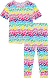 Posh Peanut Basic Short Sleeve Pajamas - Rainbow Butterfly - Let Them Be Little, A Baby & Children's Clothing Boutique