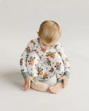 Lucky Panda Kids Long Sleeve Two Piece Set - Smiley Cowboy - Let Them Be Little, A Baby & Children's Clothing Boutique